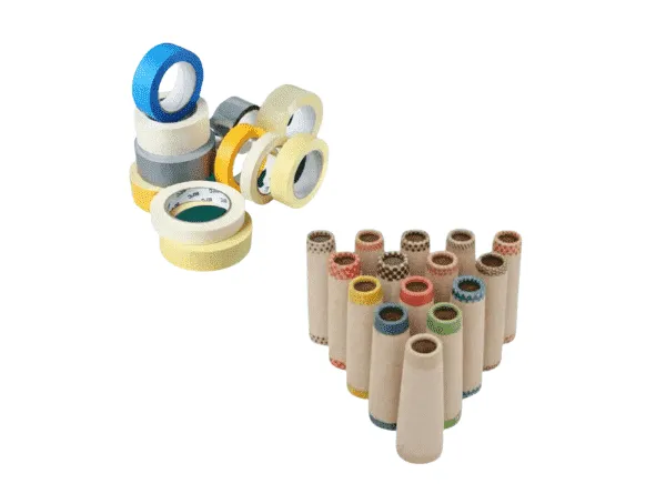 Yarn Cones and Adhesive Tapes Image